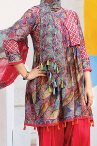Pink 3Pc Stitched - ALDP-061