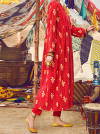 Red Yarn Dyed Tunic - AWP-LK-317A