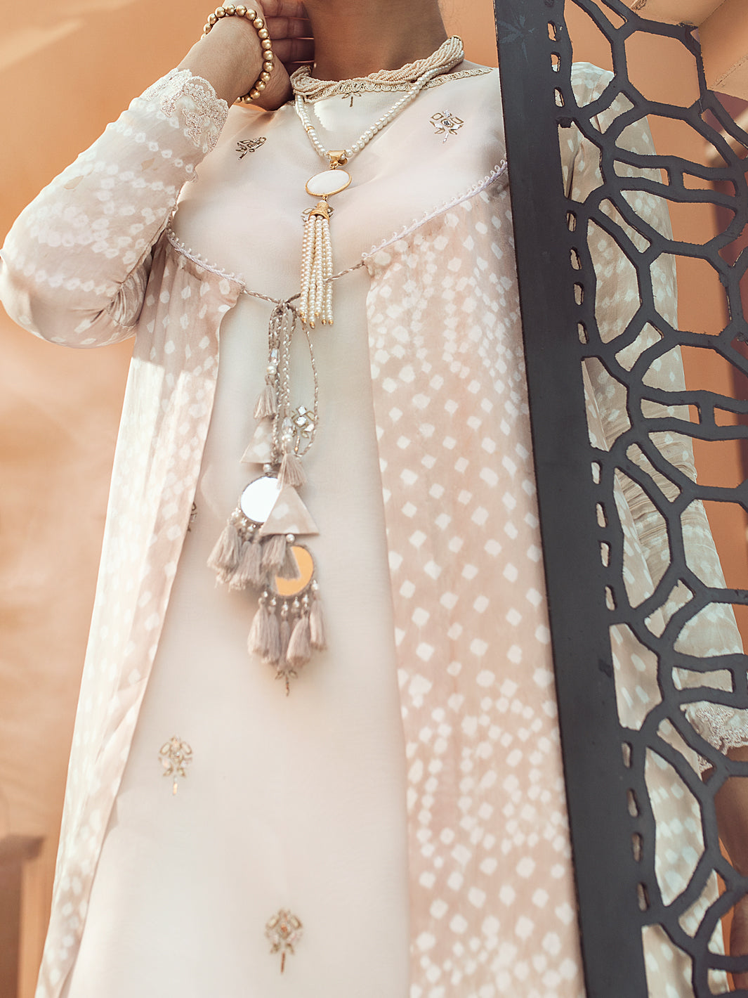 Beige 2Pc Formal Stitched - AL-2PS-LS-324