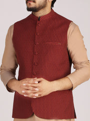 Red Suiting Waistcoat - AL-WC-330