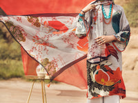Grey Khaddar 3 Piece Stitched - AWP-3PS-342