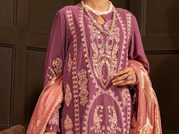 Light Purple Velvet 3Pc Formal Stitched - AL-3PS-LS-343