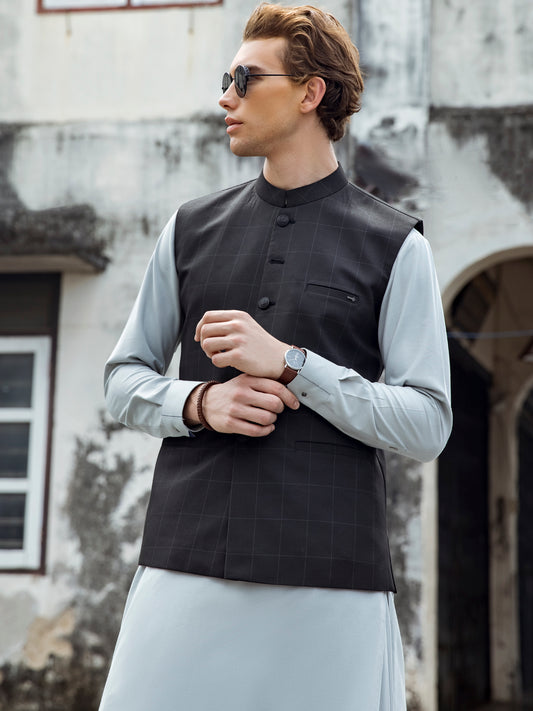 Black Waistcoat - AL-WC-366
