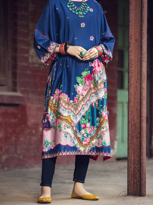 Blue Cambric Tunic - AWP-LK-369