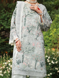 Grey 3Pc Formal Stitched - AL-3PS-LS-373