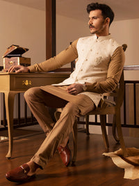 Off White Waistcoat - AL-WC-384