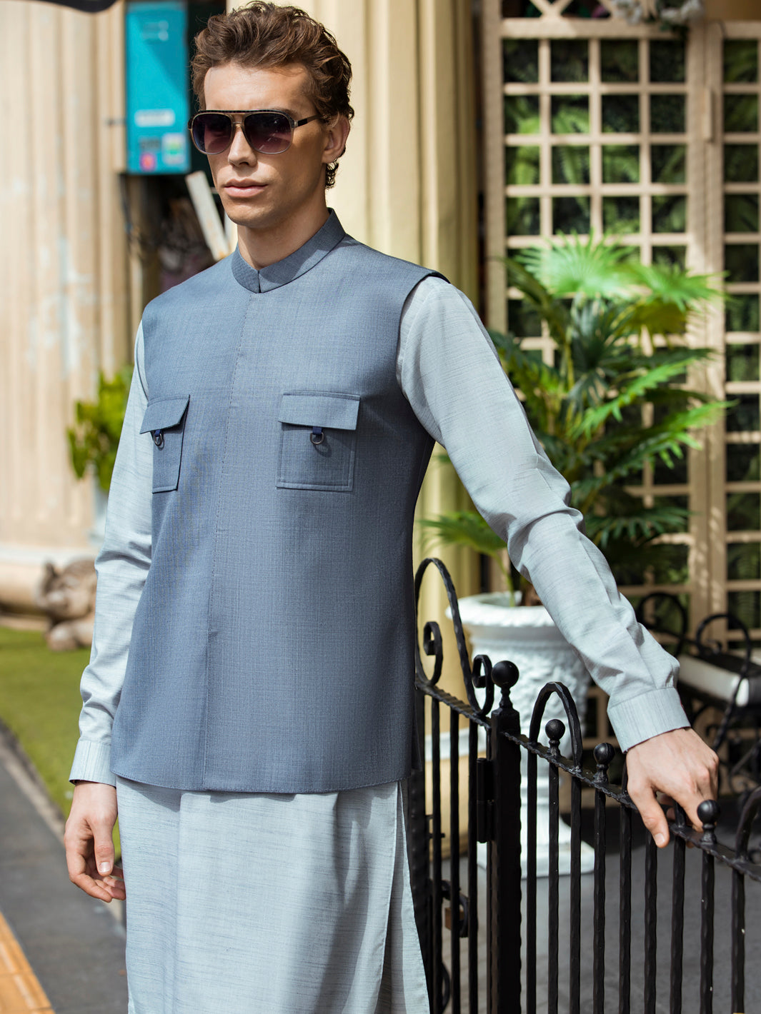 Grey Waistcoat - AL-WC-387