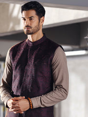 Maroon Waistcoat - AL-WC-388