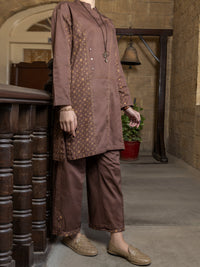 Brown Twill 2 Piece Stitched - AWP-2PS-LKS-389