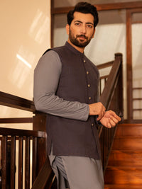 Grey Suiting Waistcoat - AL-WC-391