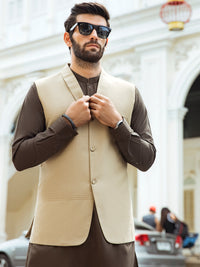 Khaki Waistcoat - AL-WC-396