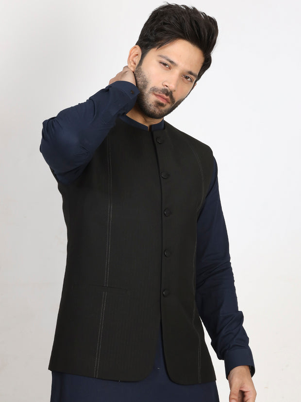 Black Waistcoat - AL-WC-397