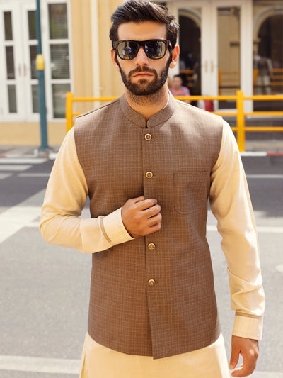 Brown Waistcoat - AL-WC-398