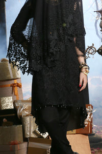Black 2 Piece Formal Stitched - AL-LS-175
