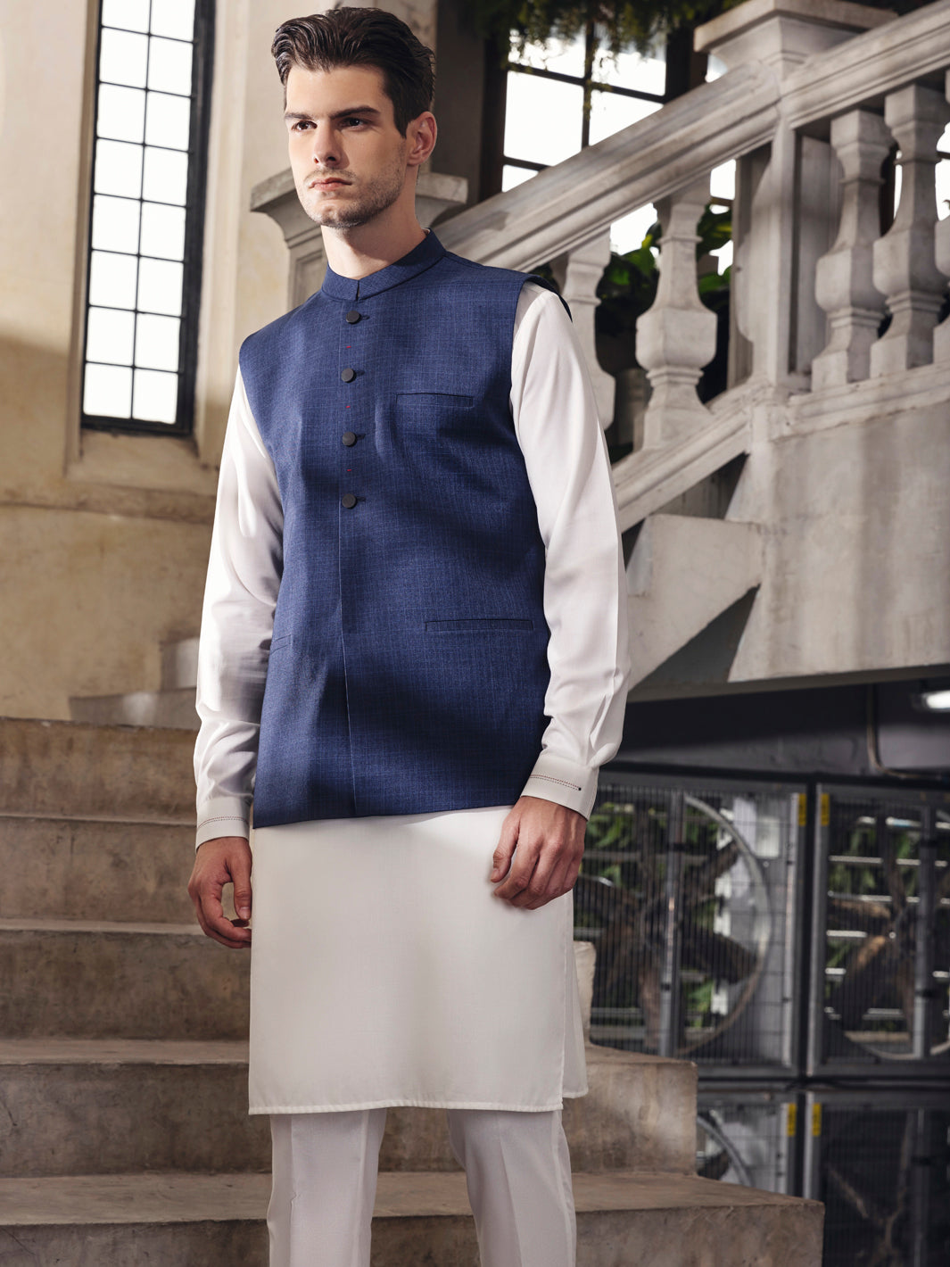 Blue Waistcoat - AL-WC-401