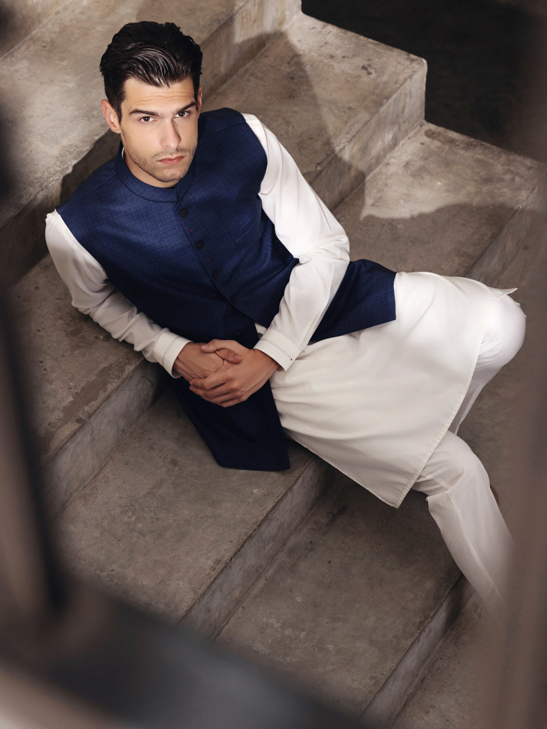 Blue Waistcoat - AL-WC-401