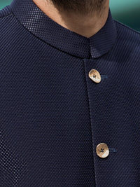 Navy Blue Waistcoat - AL-WC-407