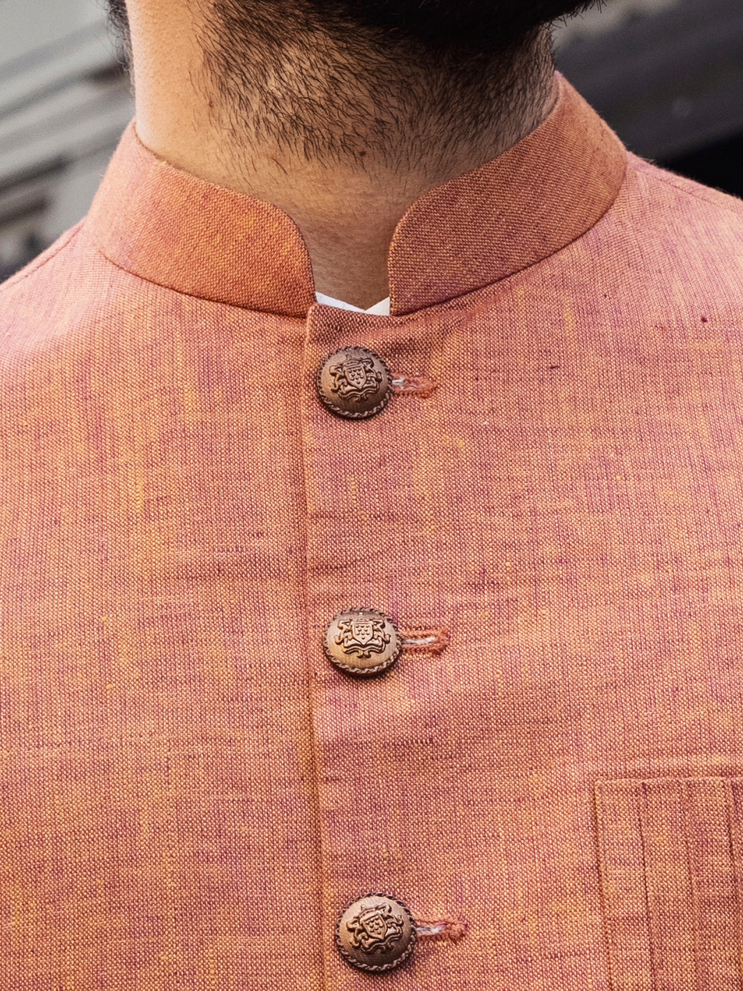 Orange Waistcoat - AL-WC-410