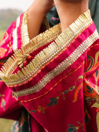 Fuchsia Khaddar 3 Piece Stitched - AWP-3PS-417