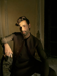 Brown Linen Waistcoat - AL-WC-422