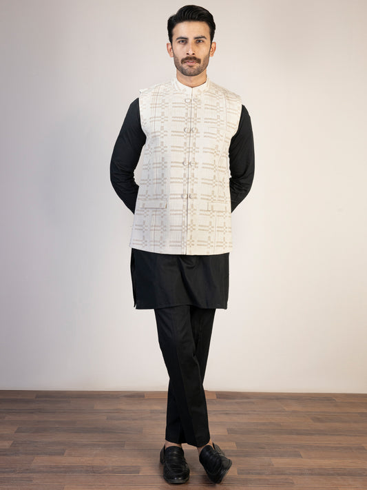 Fawn Blended Waistcoat - AL-WC-442