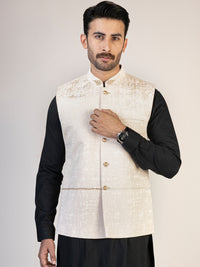 Cream Blended Waistcoat - AL-WC-450