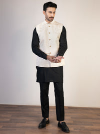 Cream Blended Waistcoat - AL-WC-450