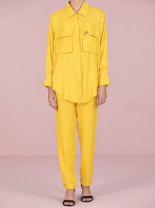 Yellow Rayon 2Pc  Stitched - AWP-2PS-LKS-463