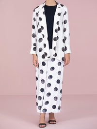 Black & White Viscose 2 Piece Stitched - AWP-2PS-LKS-465