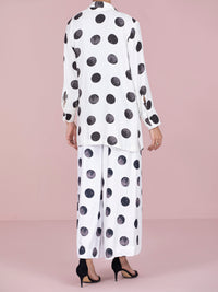 Black & White Viscose 2 Piece Stitched - AWP-2PS-LKS-465