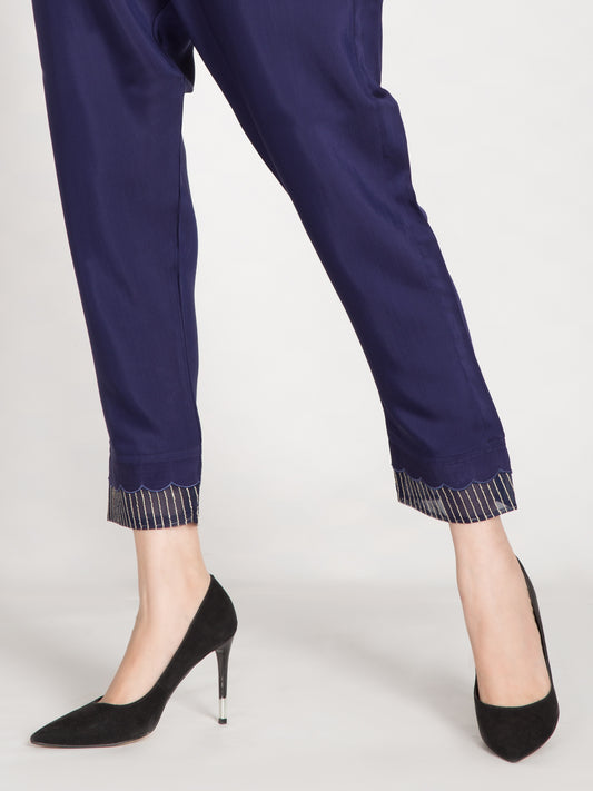 Blue Women Trouser - AL-T-466