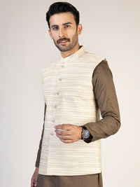 Cream Blended Waistcoat - AL-WC-471