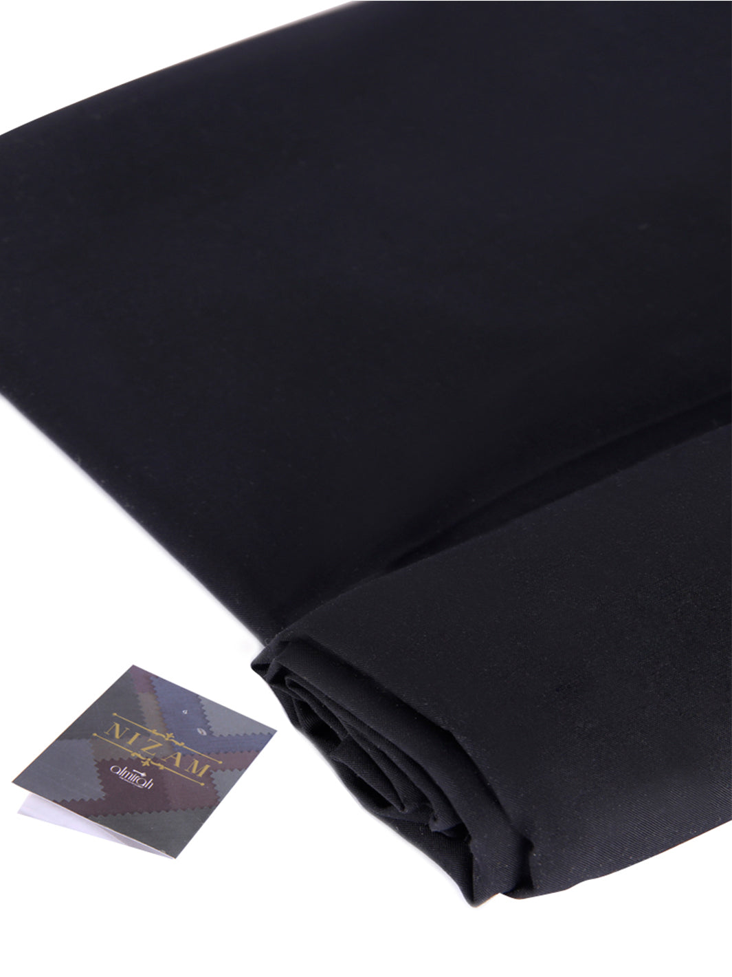 Black Blended Unstitched - AL-Nizam-19