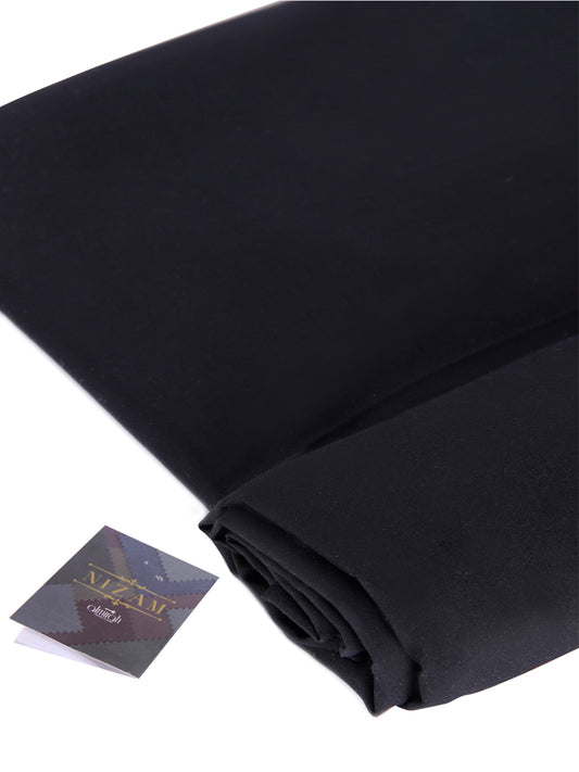 Black Blended Unstitched - AL-Nizam-19