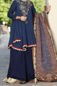 Blue 2 Piece Unstitched - ALP-2PS-488