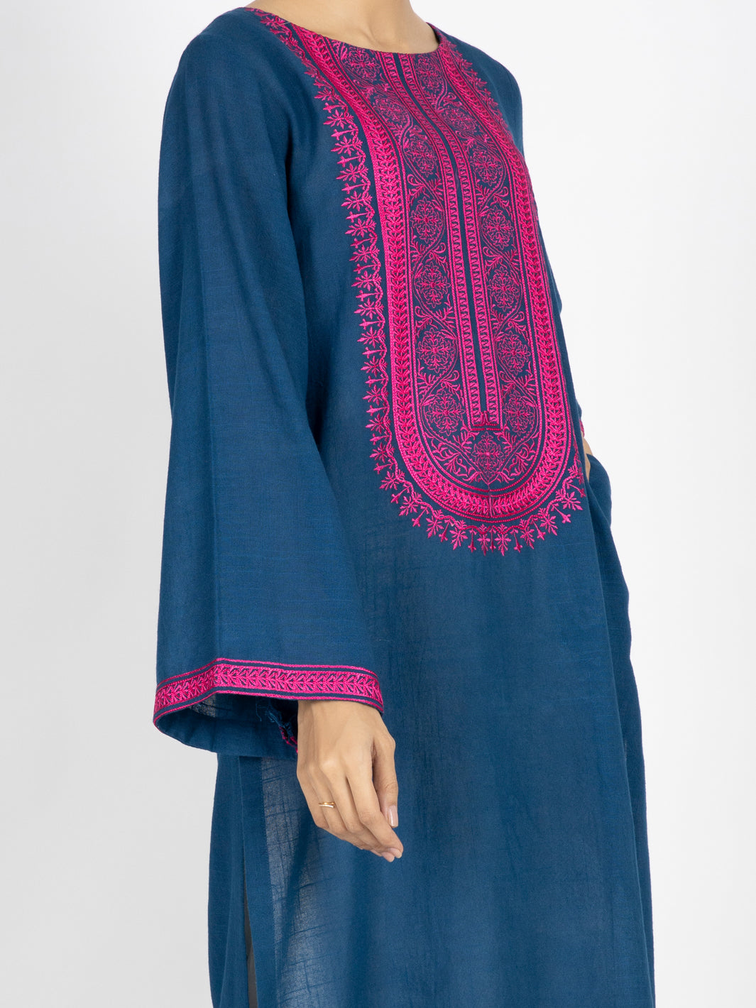 Blue Dobby Tunic - AWP-LK-497
