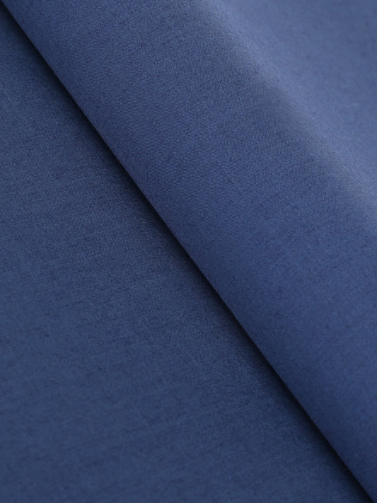 Blue Blended Unstitched Fabric - Nizam-511B