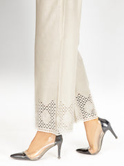 Beige Women Trouser - AL-T-516A