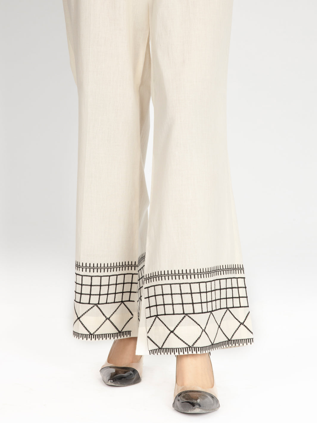 White Women Trouser - AL-T-527