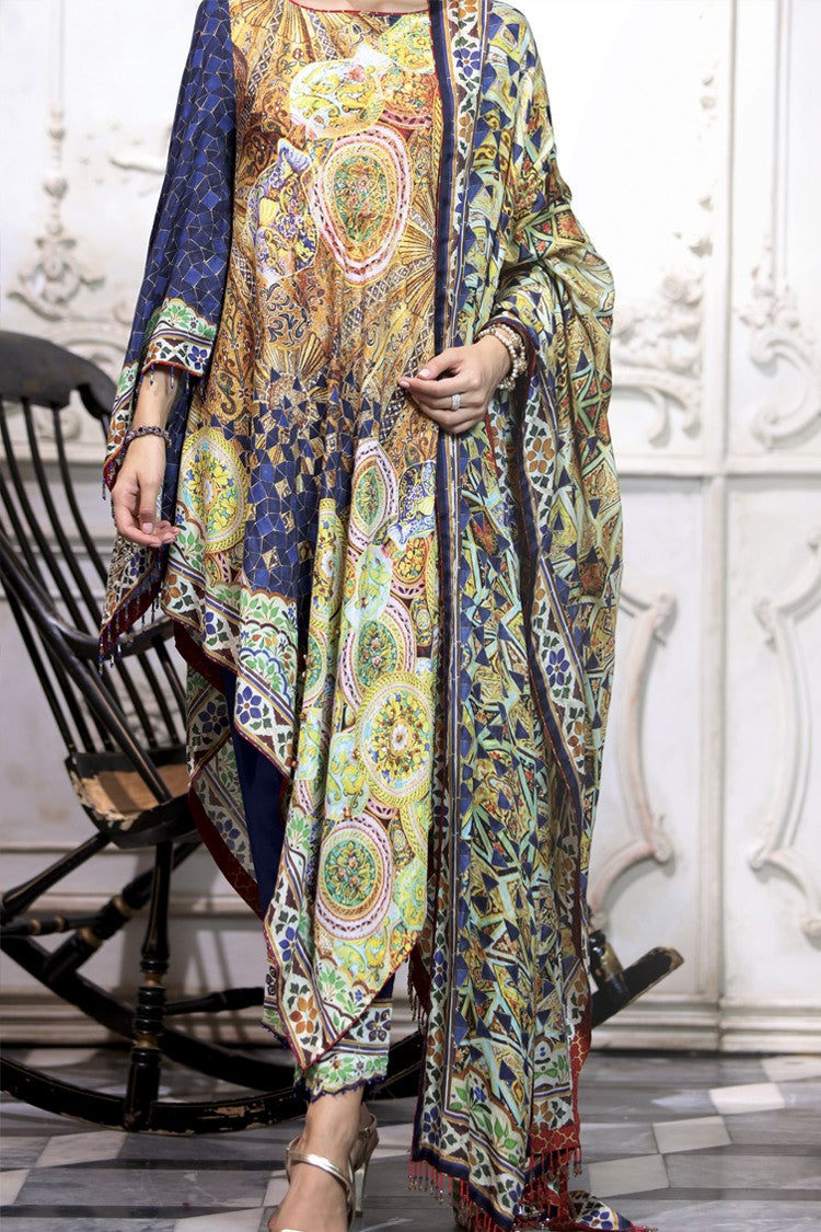 Golden 3 Piece Stitched - ALP-529