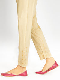 Cream Women Trouser - AL-T-529
