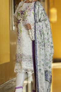 Lilac Silk Viscose 3 Piece Stitched - ALP-562