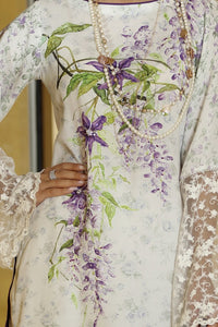 Lilac Silk Viscose 3 Piece Stitched - ALP-562
