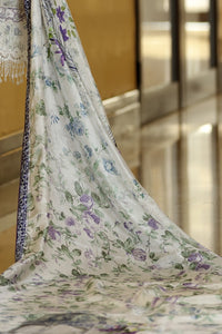 Lilac Silk Viscose 3 Piece Stitched - ALP-562