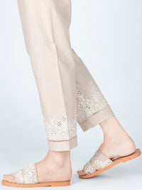 Beige Lawn Trouser - AL-T-562