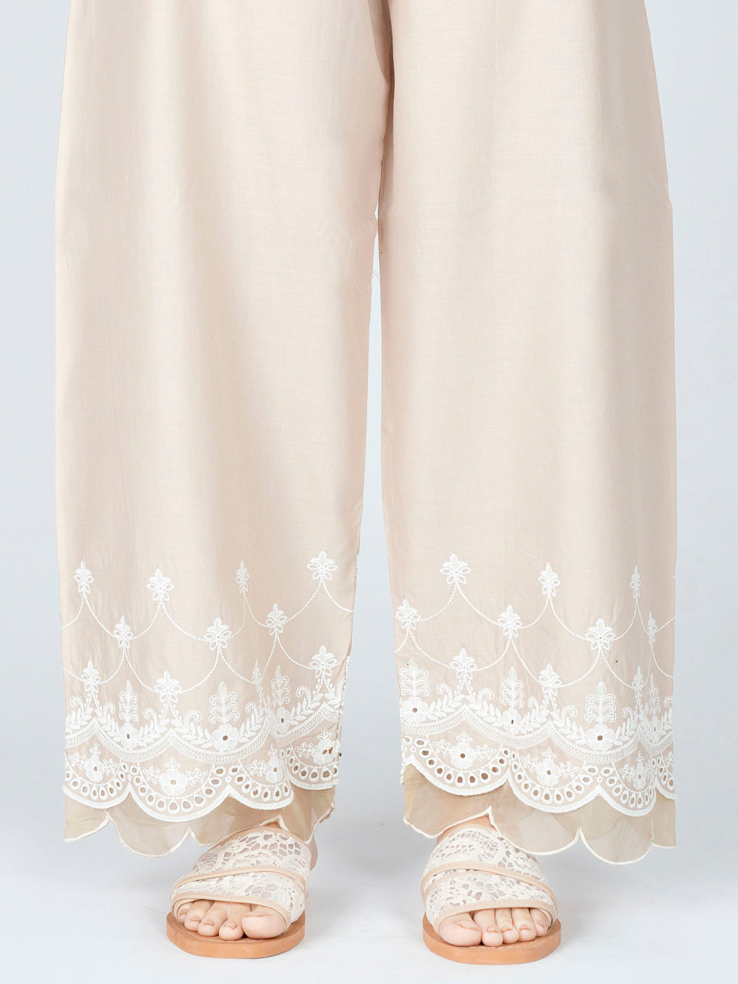 Beige Lawn Trouser - AL-T-563