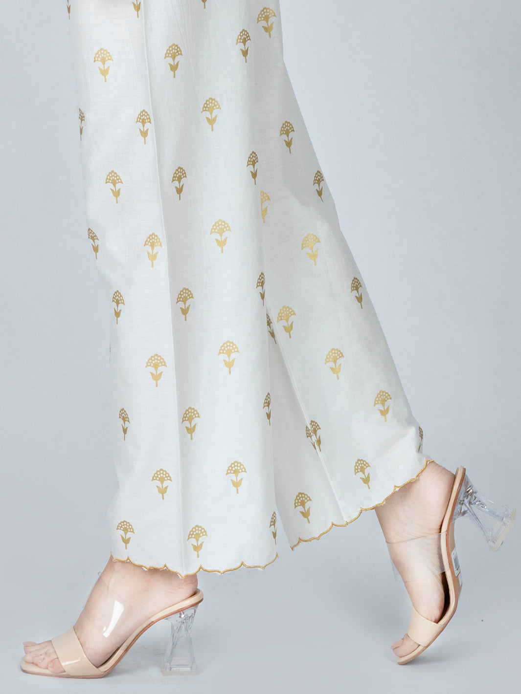 White Lawn Trouser - AL-T-565A