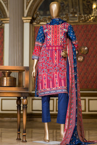 Red Lawn 3 Piece Unstitched - ALP-190A