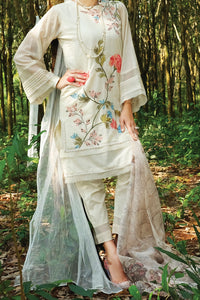 Off White Lawn 3 Piece Unstitched - ALP-645