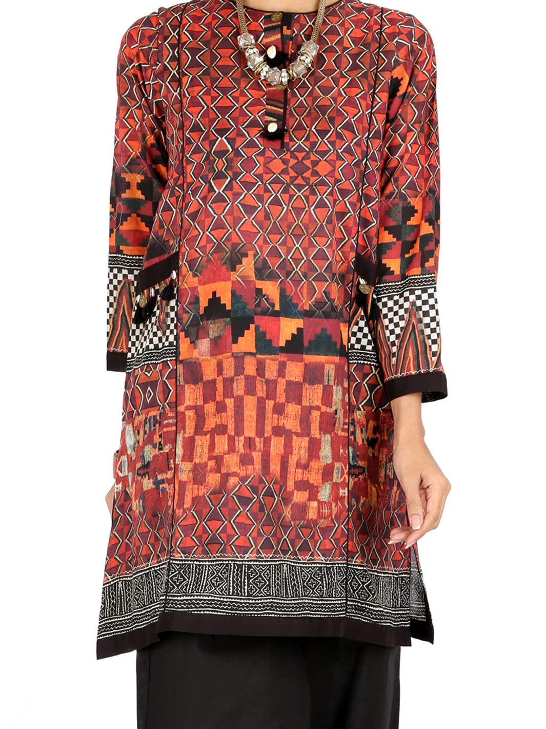 Red Lawn Tunic - LK-661